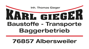 GIEGER – Baustoffe, Transporte, Baggerbetrieb – Albersweiler